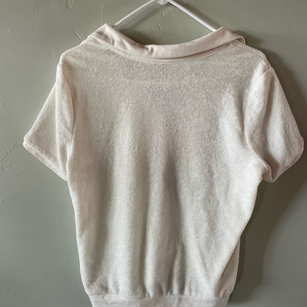 Marine Layer Short Sleeve Tee - Cream - Picture 2 of 5